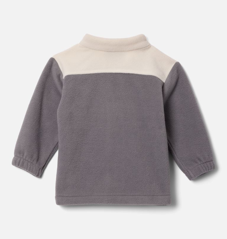 Infant Boys' Castle Dale Full Zip Fleece Jacket, Color: City Grey, Chalk, image 2