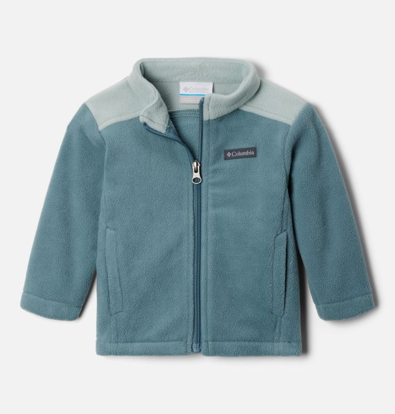 Manteau polaire à fermeture éclair Castle Dale Bébé, Color: Metal, Niagara, image 1