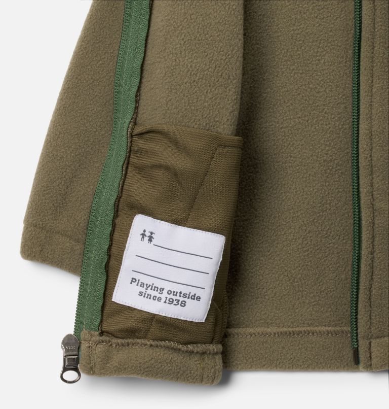 Infant Boys' Castle Dale Full Zip Fleece Jacket, Color: Stone Green, Canteen, image 3
