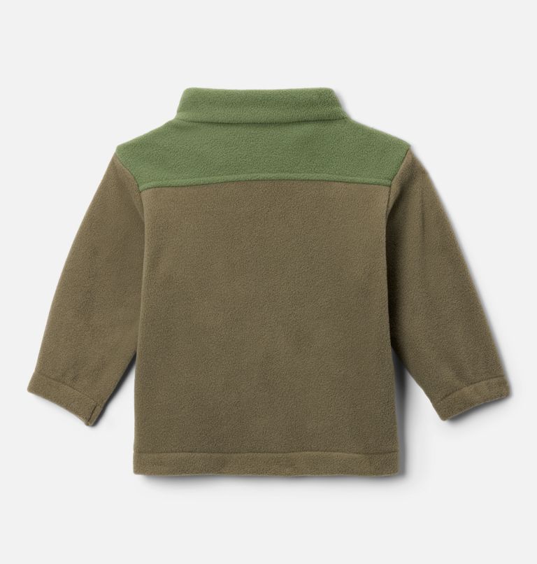 Infant Boys' Castle Dale Full Zip Fleece Jacket, Color: Stone Green, Canteen, image 2