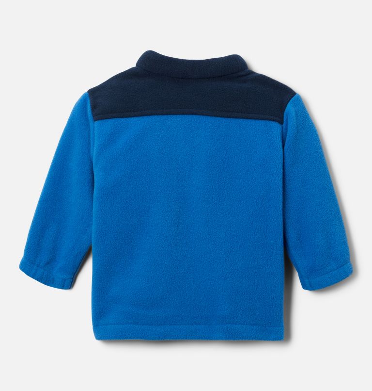 Infant Castle Dale Full Zip Fleece Jacket, Color: Bright Indigo, Collegiate Navy, image 2