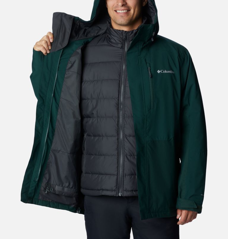 Thumbnail: Men's Snow Glide Interchange Jacket, Color: Spruce, image 7