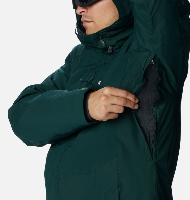 Thumbnail: Men's Snow Glide Interchange Jacket, Color: Spruce, image 9