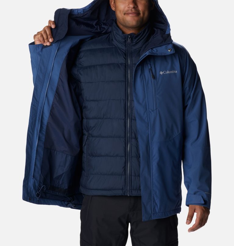 Men's Snow Glide Interchange Jacket, Color: Night Tide