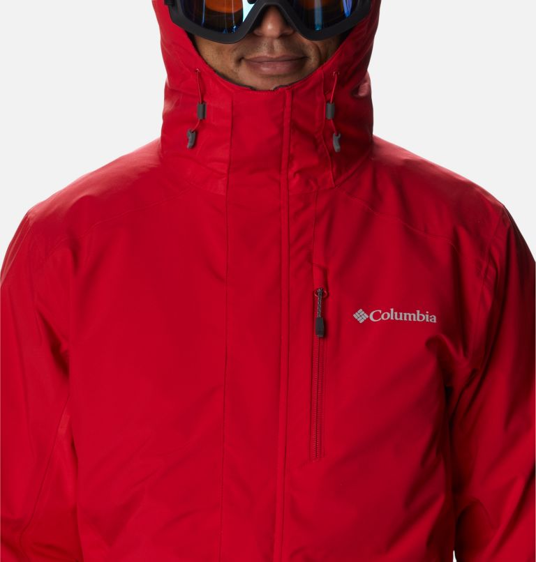 Men's Snow Glide Interchange Jacket, Color: Mountain Red
