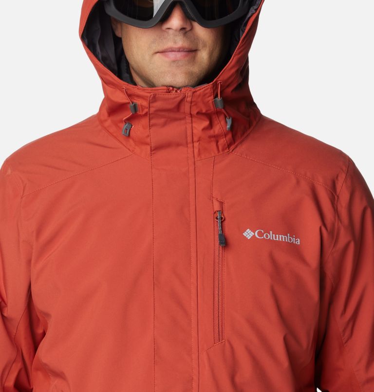 Men's Snow Glide Interchange Jacket, Color: Warp Red, image 4