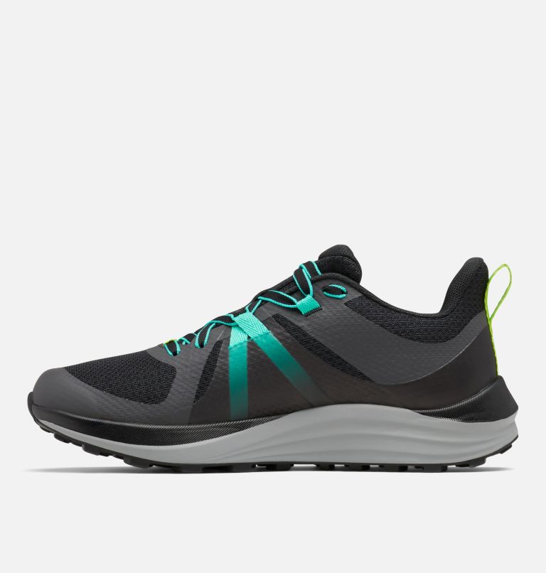 Women’s Escape Pursuit Waterproof Hiking Shoe, Color: Black, Electric Turquoise, image 5