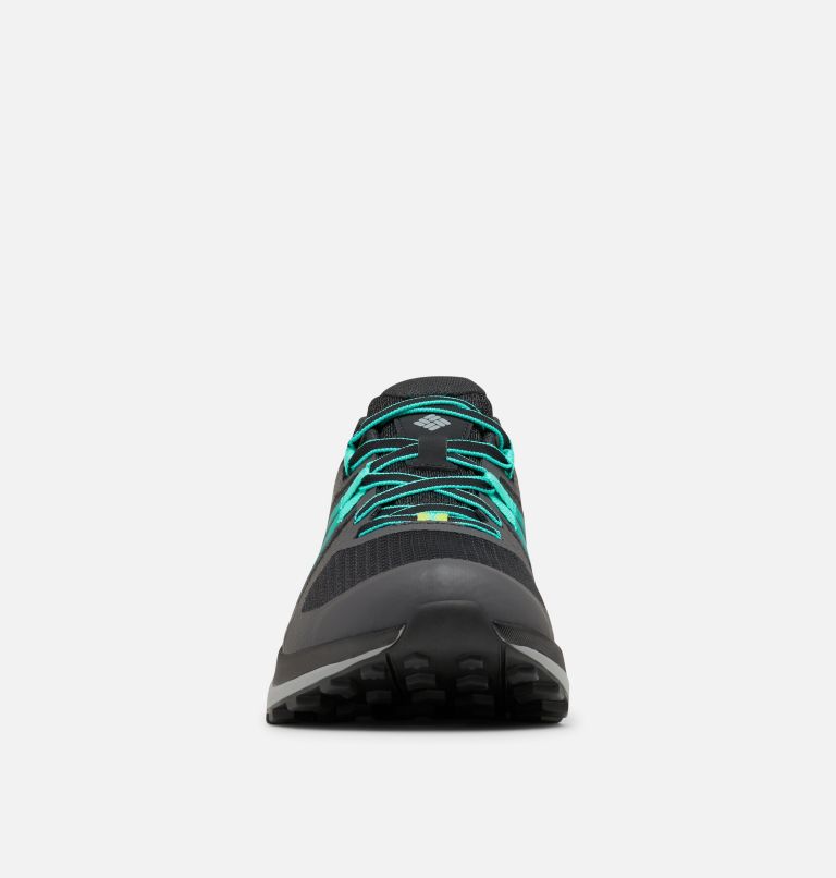 Women’s Escape Pursuit Waterproof Hiking Shoe, Color: Black, Electric Turquoise, image 7