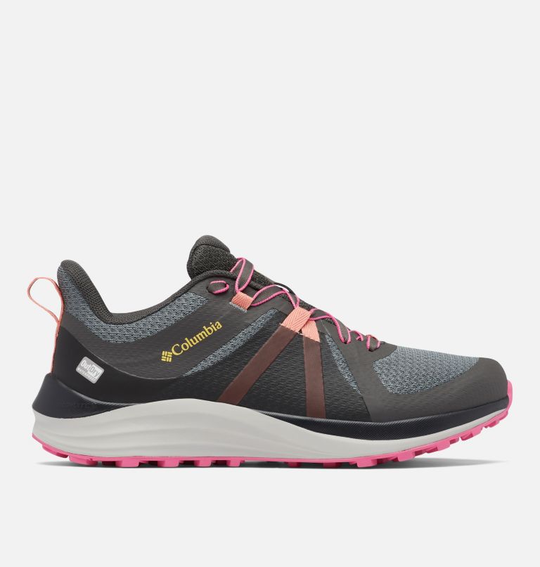 Women’s Escape Pursuit Waterproof Hiking Shoe, Color: Dark Grey, Wild Geranium, image 1