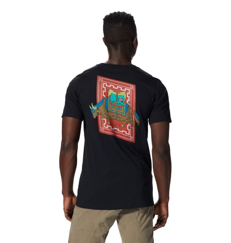 Thumbnail: T-shirt à manches courtes Pack Yak Homme, Color: Black, image 2