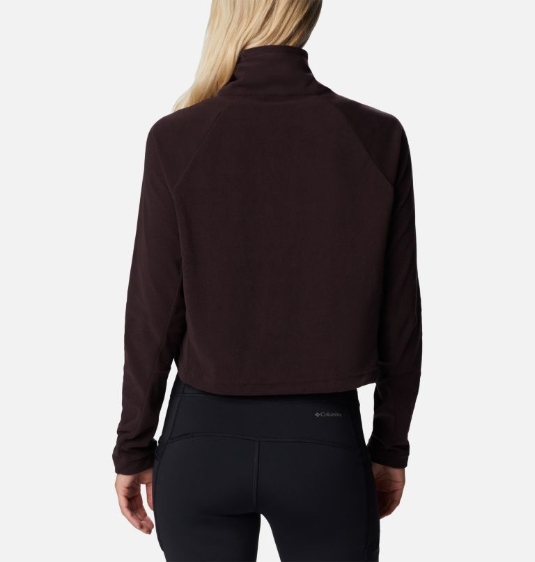 Thumbnail: Women’s Glacial II Casual Cropped Fleece, Color: New Cinder, image 2