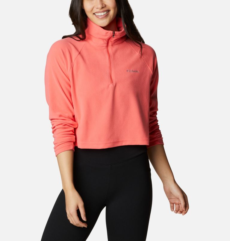Women’s Glacial II Casual Cropped Fleece, Color: Blush Pink, image 5