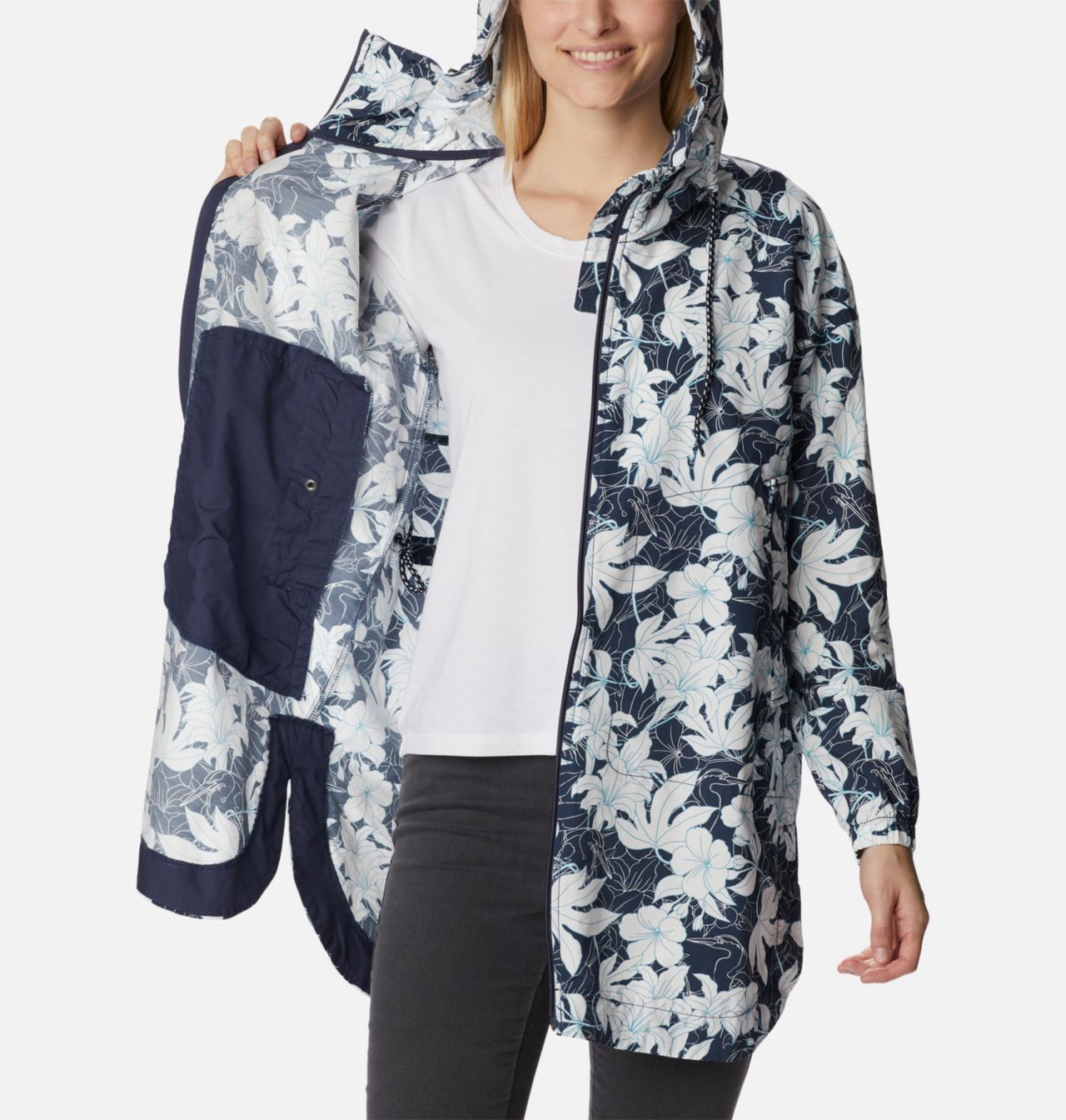 Women's Little Fields™ Printed Long Jacket 5