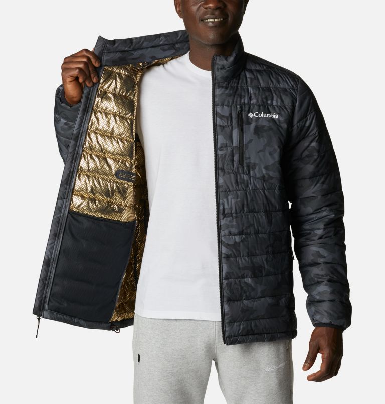 Men's Bubba Wallace Puffer Jacket, Color: Black Camo