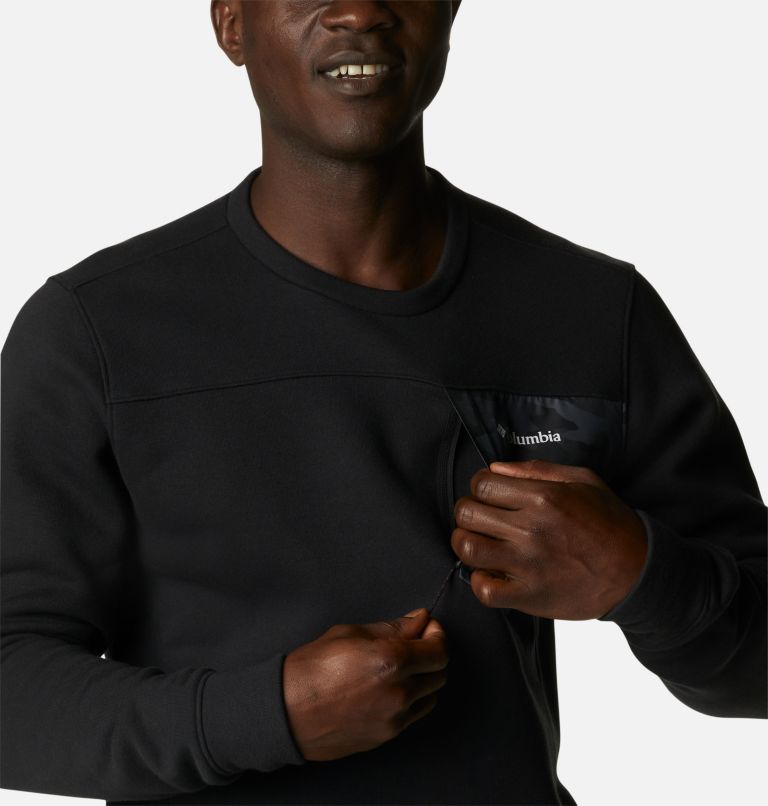 Thumbnail: Men's Bubba Wallace Crew Sweatshirt, Color: Black, image 5