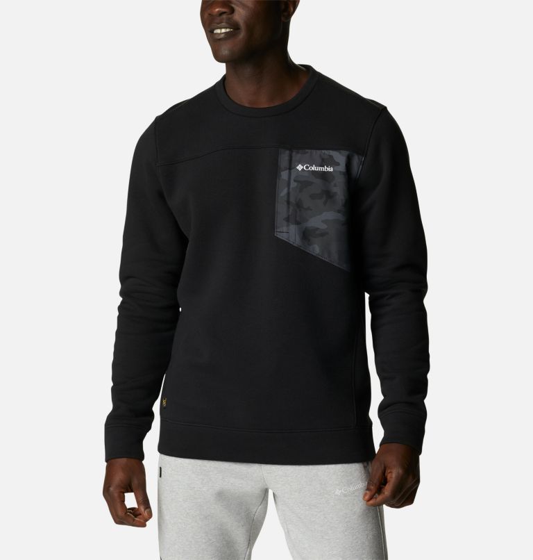 Men's Bubba Wallace Crew Sweatshirt, Color: Black, image 1