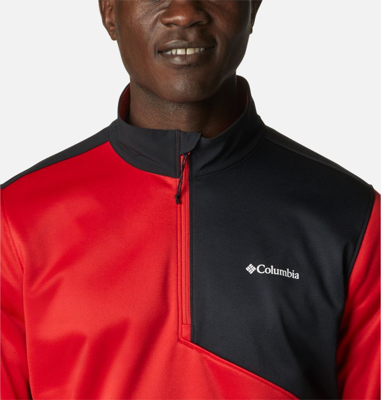 Men's Bubba Wallace Quarter Zip Pullover, Color: Red Spark, image 4