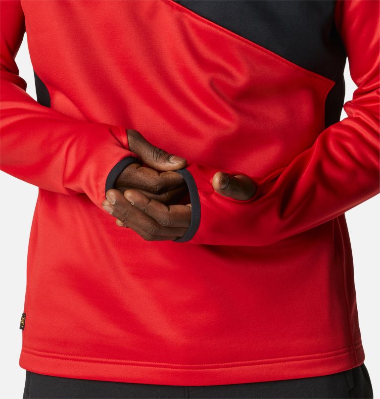 Thumbnail: Men's Bubba Wallace Quarter Zip Pullover, Color: Red Spark, image 5