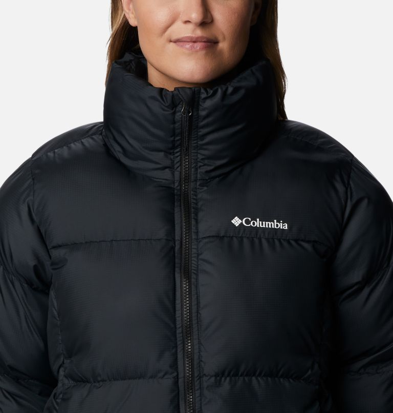 Columbia long cheap black puffer coat