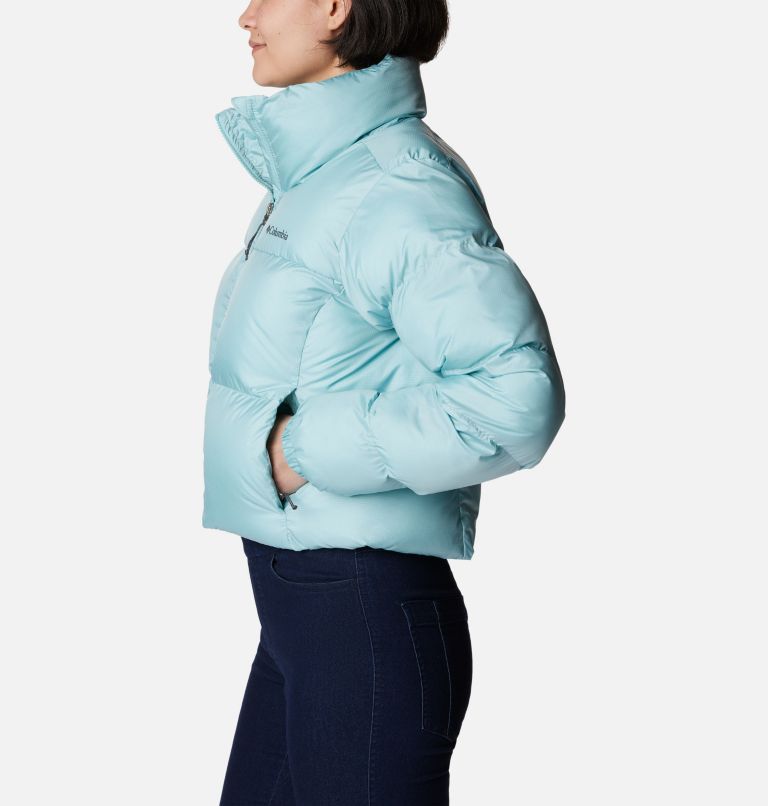 ALO Yoga Gold Rush Puffer Chalk Blue - Jackets & Coats