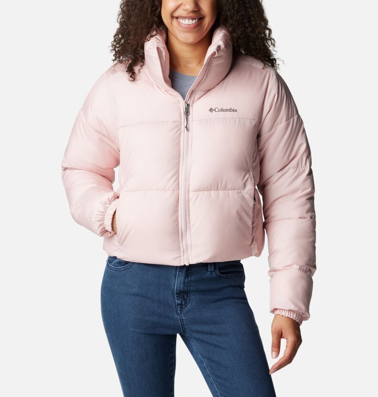 Columbia pink puffer clearance jacket