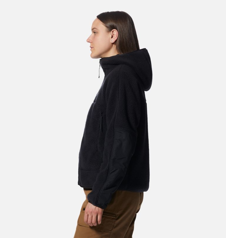 Pull à capuchon en laine polaire HiCamp Femme, Color: Black, image 3