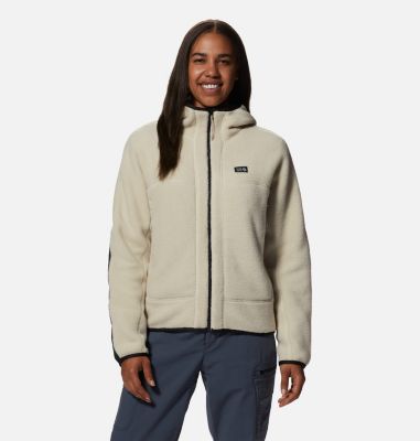 women's fleece long jacket