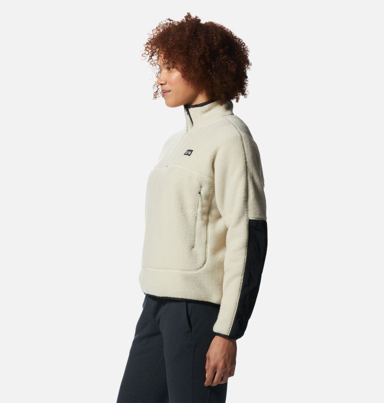 Thumbnail: Women's HiCamp Fleece Pullover, Color: Wild Oyster, image 3