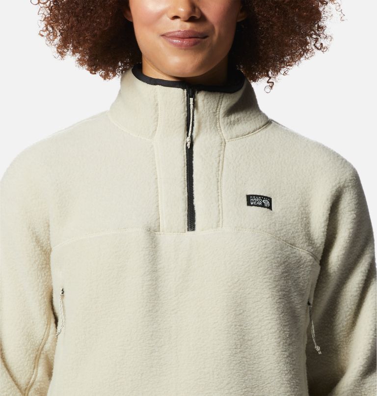 Women's HiCamp Fleece Pullover, Color: Wild Oyster, image 4