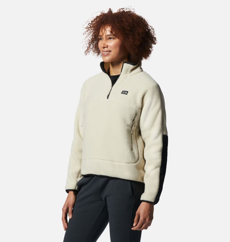 Thumbnail: Women's HiCamp Fleece Pullover, Color: Wild Oyster, image 5