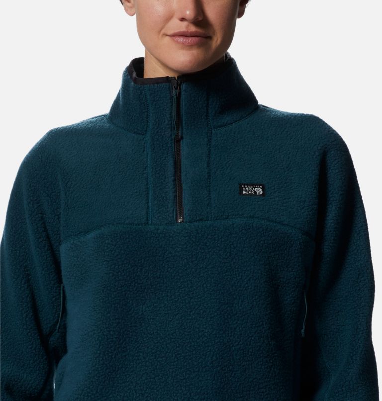 HiCamp Fleece Pullover | 375 | XS, Color: Dark Marsh, image 4