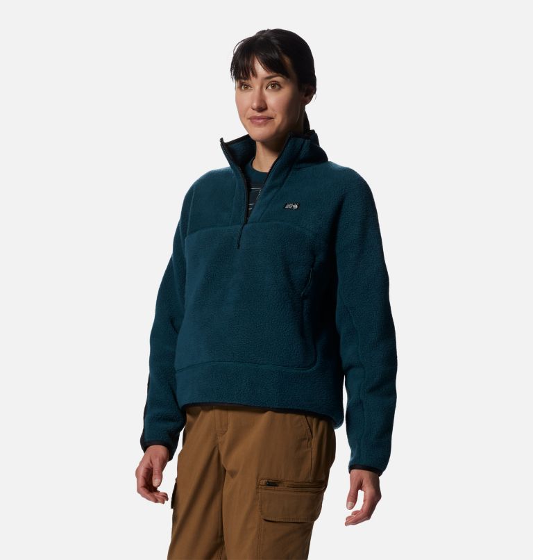 HiCamp Fleece Pullover | 375 | S, Color: Dark Marsh, image 5