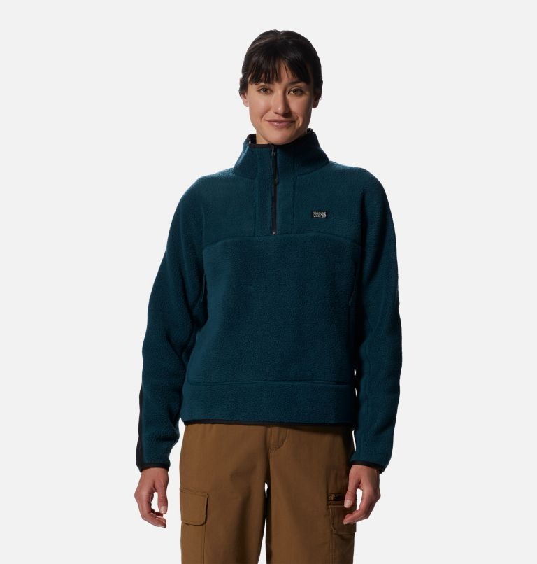 HiCamp Fleece Pullover | 375 | XS, Color: Dark Marsh, image 1
