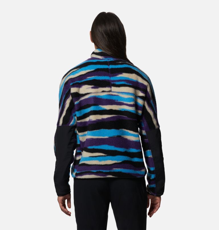 Thumbnail: Women's HiCamp Fleece Pullover, Color: Zodiac Landscape Print, image 2