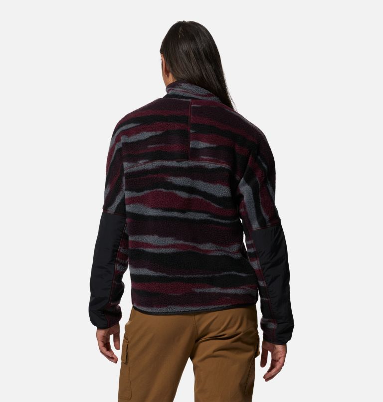 Thumbnail: HiCamp Fleece Pullover | 604 | XS, Color: Cocoa Red Landscape Print, image 2