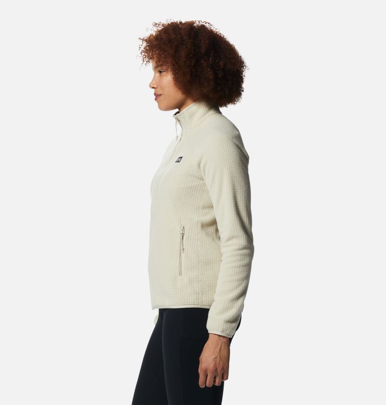 Women's Explore Fleece Jacket, Color: Wild Oyster, image 3