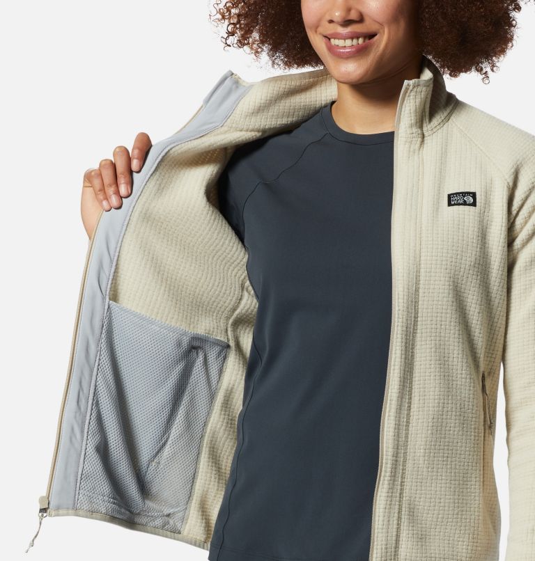 Thumbnail: Women's Explore Fleece Jacket, Color: Wild Oyster, image 4