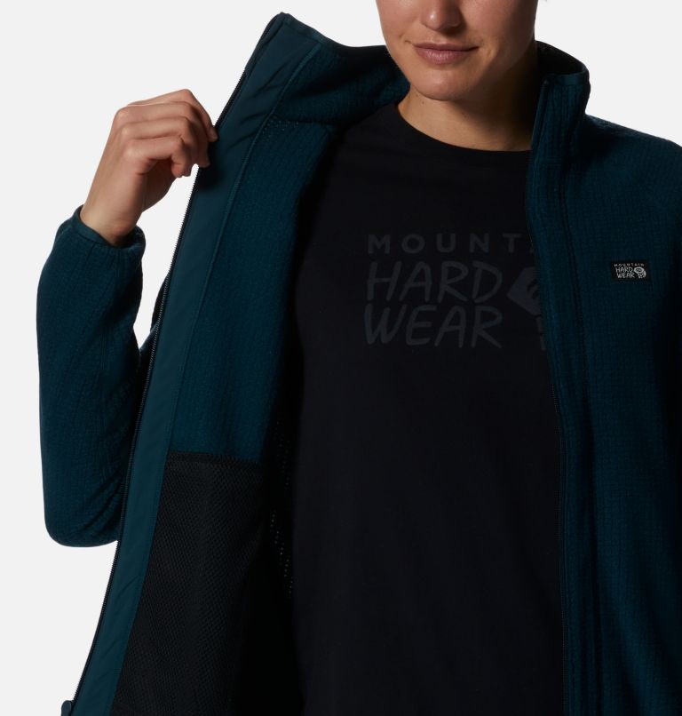 Thumbnail: Women's Explore Fleece Jacket, Color: Dark Marsh, image 5