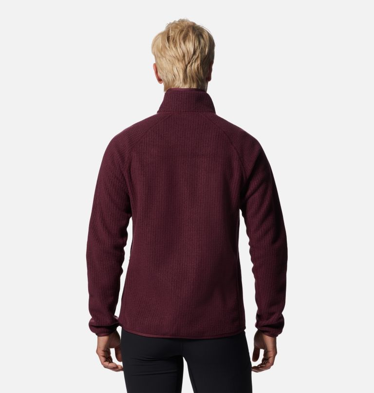 Women's Explore Fleece Jacket, Color: Cocoa Red, image 2