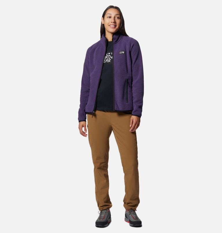 Pantalon taille haute doublé Dynama Femme, Color: Corozo Nut, image 9
