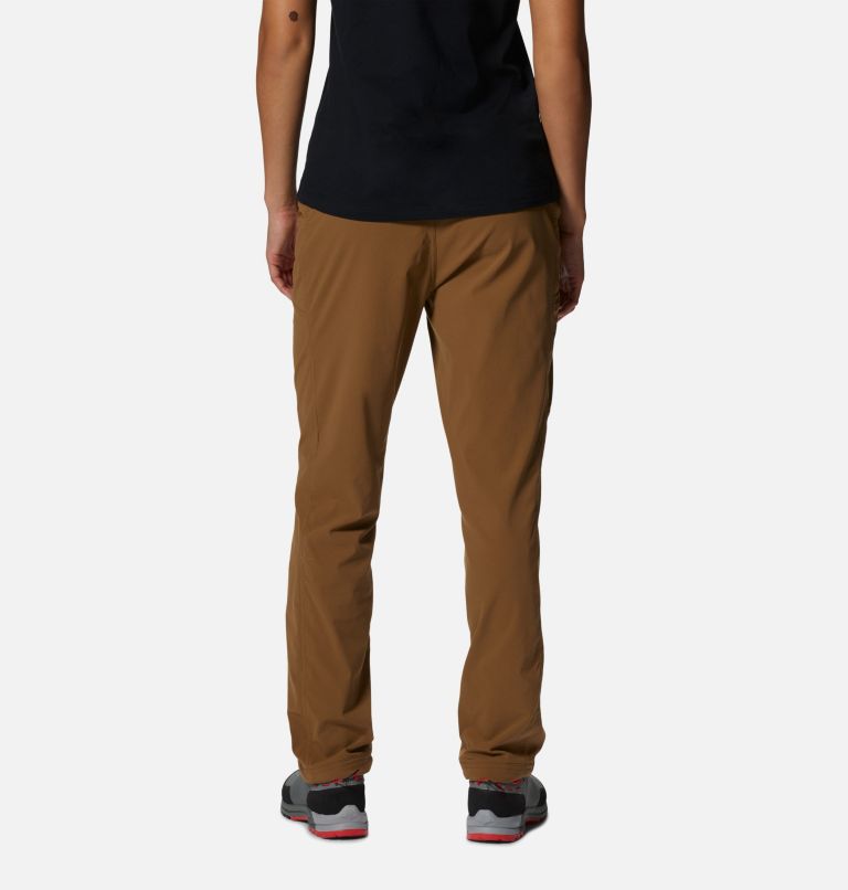 Pantalon taille haute doublé Dynama Femme, Color: Corozo Nut, image 2