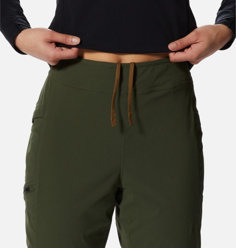 Pantalon taille haute doublé Dynama Femme, Color: Surplus Green, image 4
