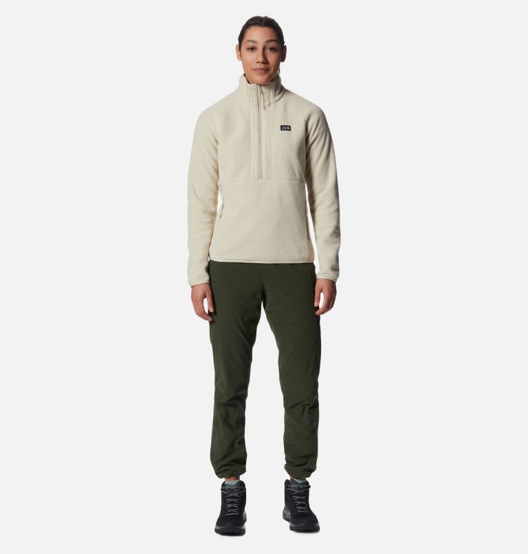 Pantalon taille haute doublé Dynama Femme, Color: Surplus Green, image 9
