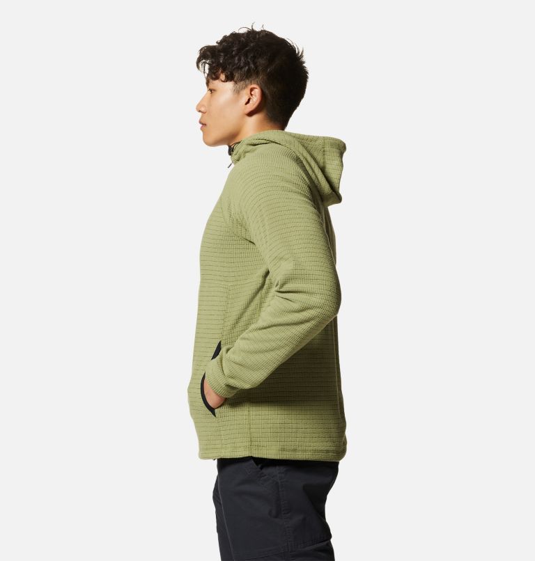 Men's Summit Grid Hoody, Color: Light Cactus, image 3