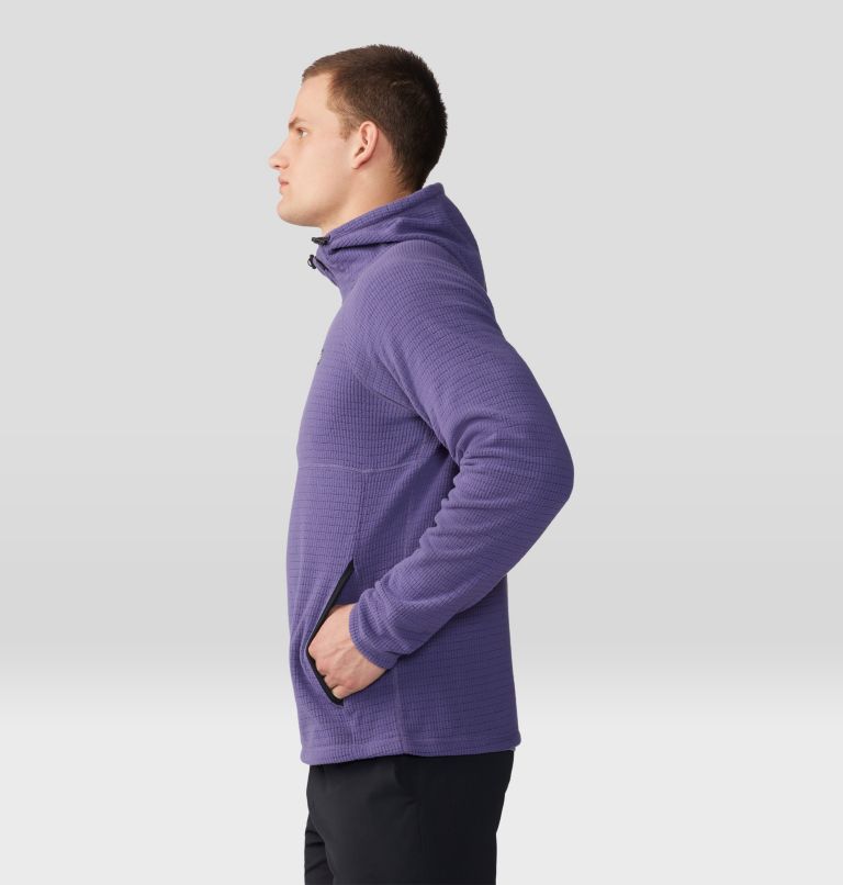Men's Summit Grid Hoody, Color: Allium, image 3