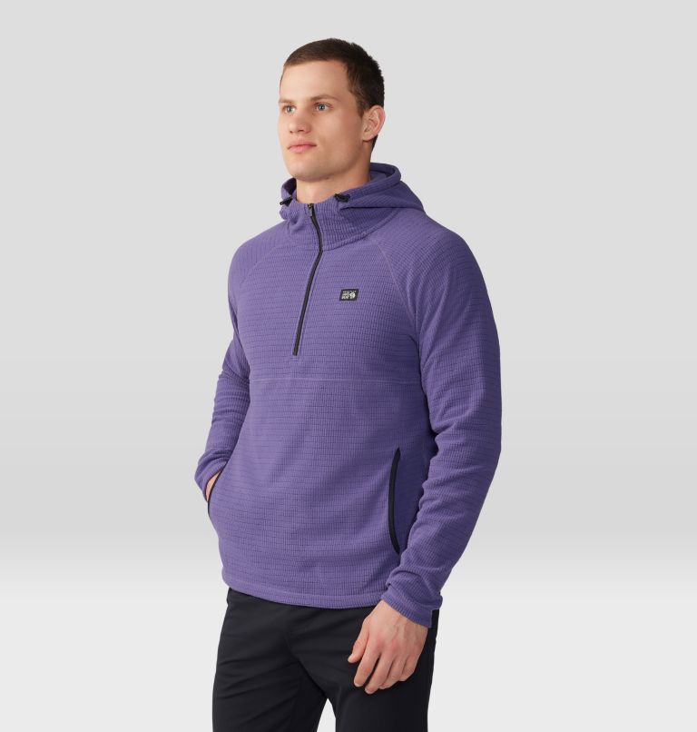 Men's Summit Grid Hoody, Color: Allium, image 5