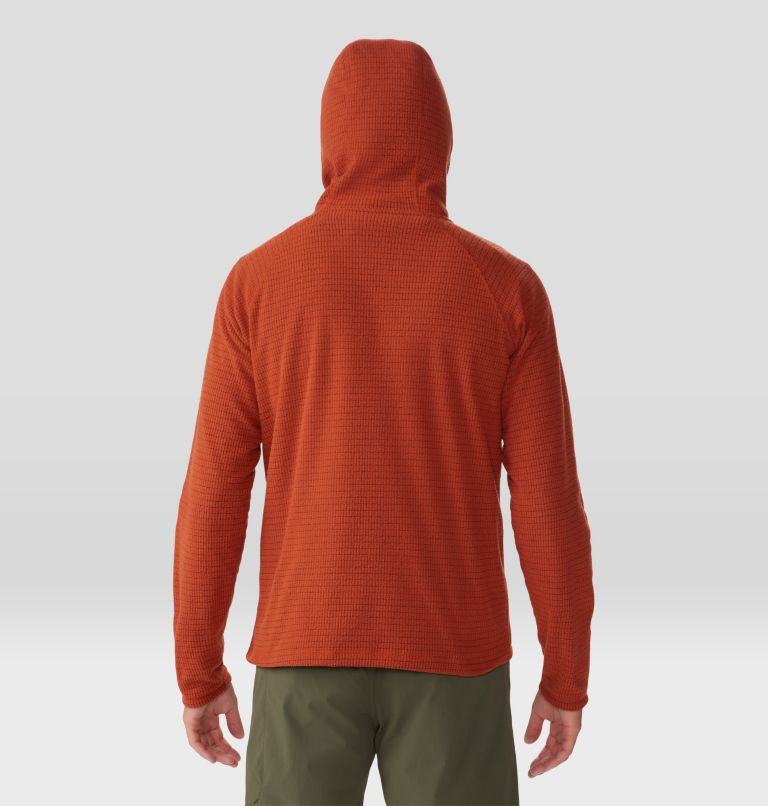 Men's Summit Grid Hoody, Color: Dark Copper, image 2