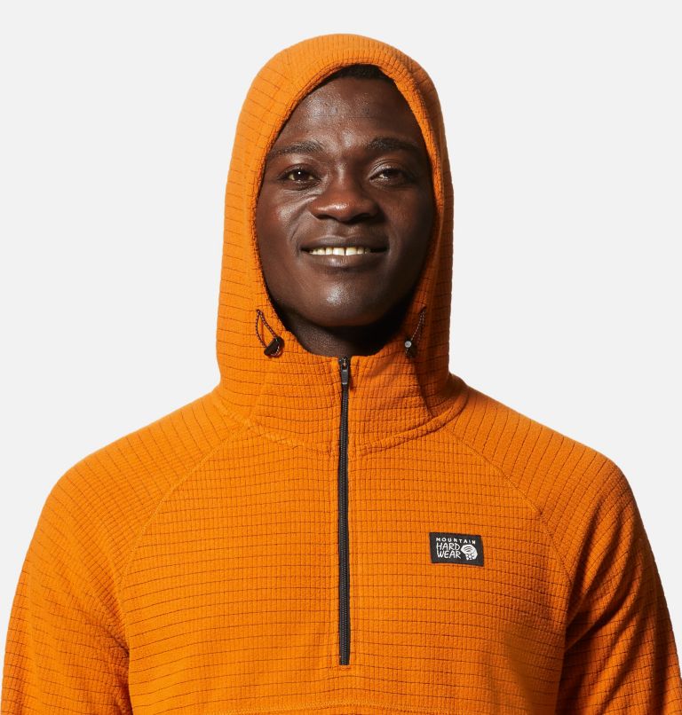 Thumbnail: Summit Grid Hoody | 841 | XXL, Color: Bright Copper, image 4