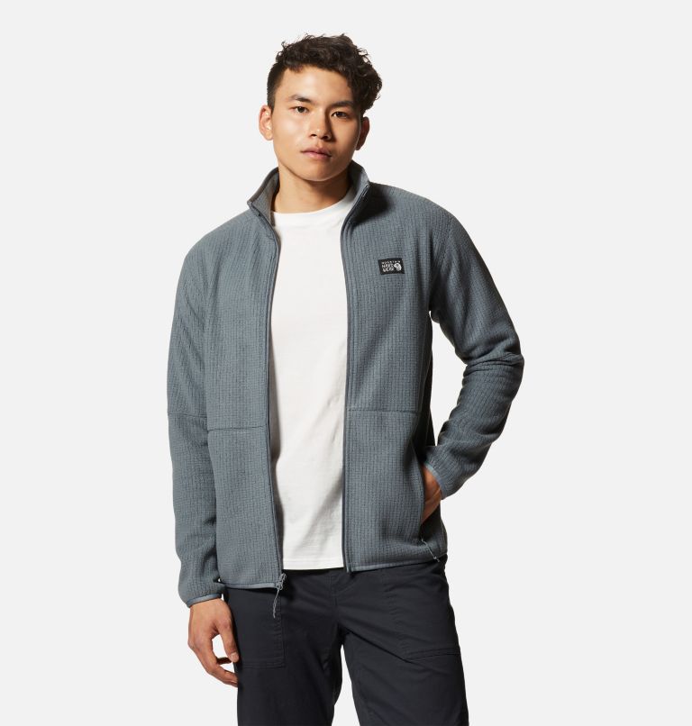 Men's Explore Fleece Jacket, Color: Foil Grey, image 5