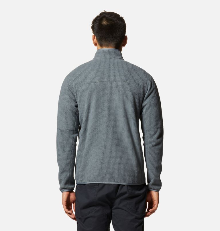 Thumbnail: Men's Explore Fleece Jacket, Color: Foil Grey, image 2